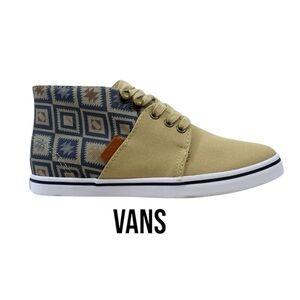 VANS Camryn Slim Aztec Mid | Tan/Blue | Women’s 8.5